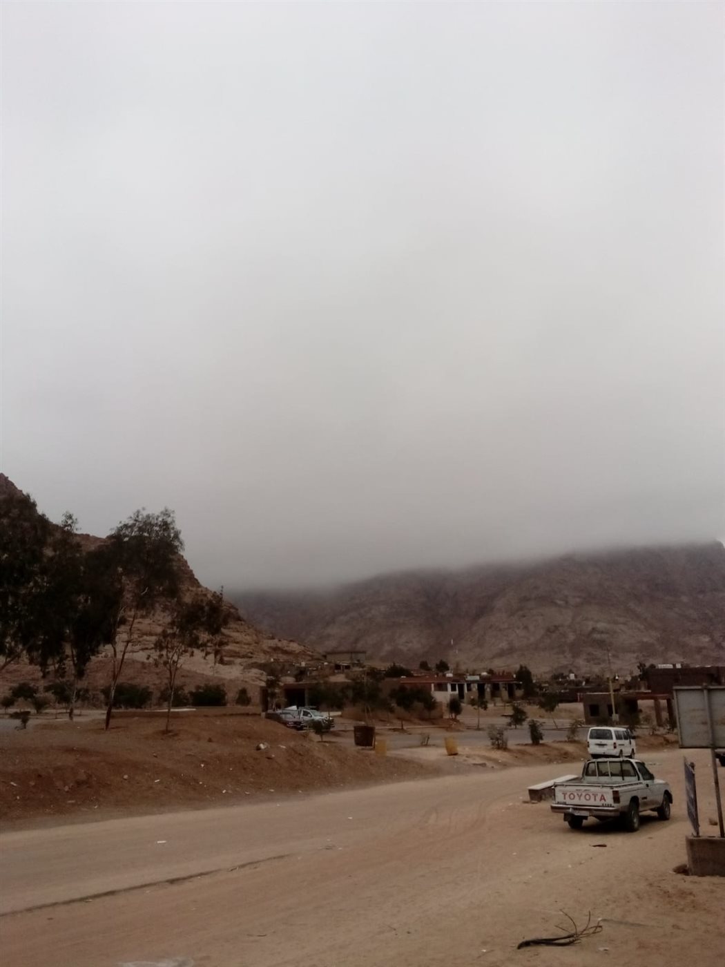 أمطار على سانت كاترين 