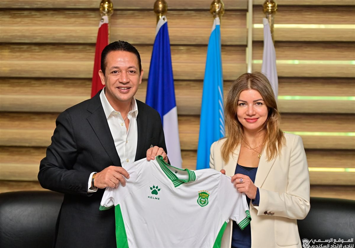 وفد فرنسي يزور فرع الاتحاد السكندري بسموحة