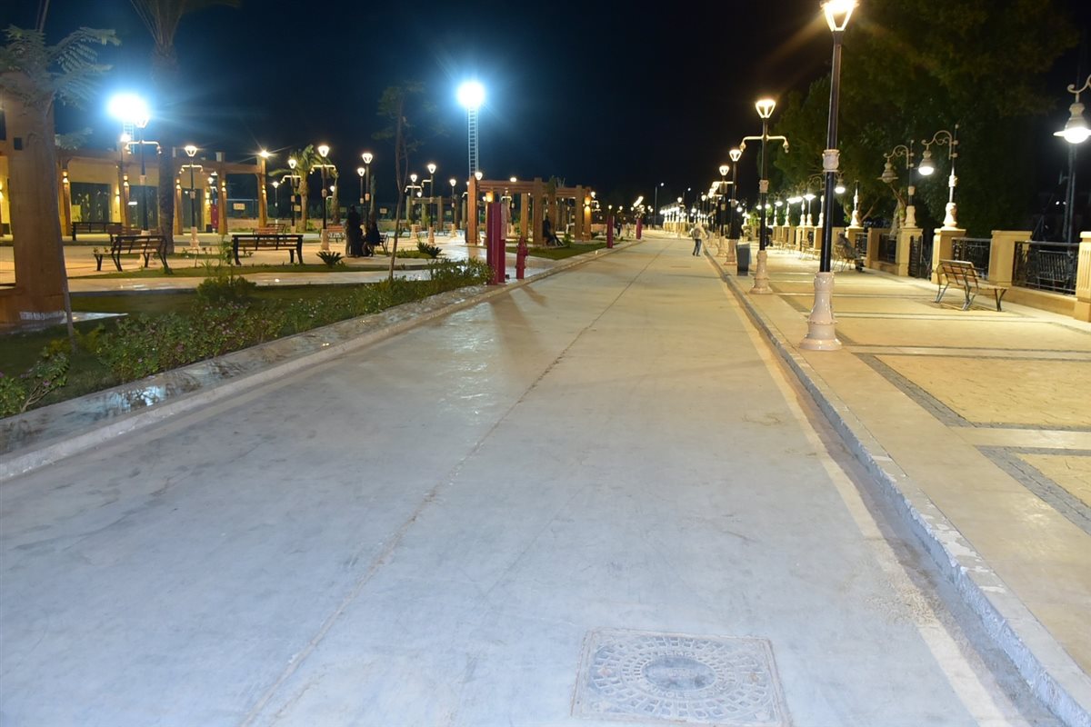 محافظ الأقصر يفتتح كورنيش القرنة