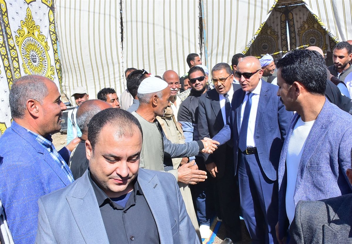 محافظ الأقصر يفتتح مشروعات تنموية جديدة بالأقصر