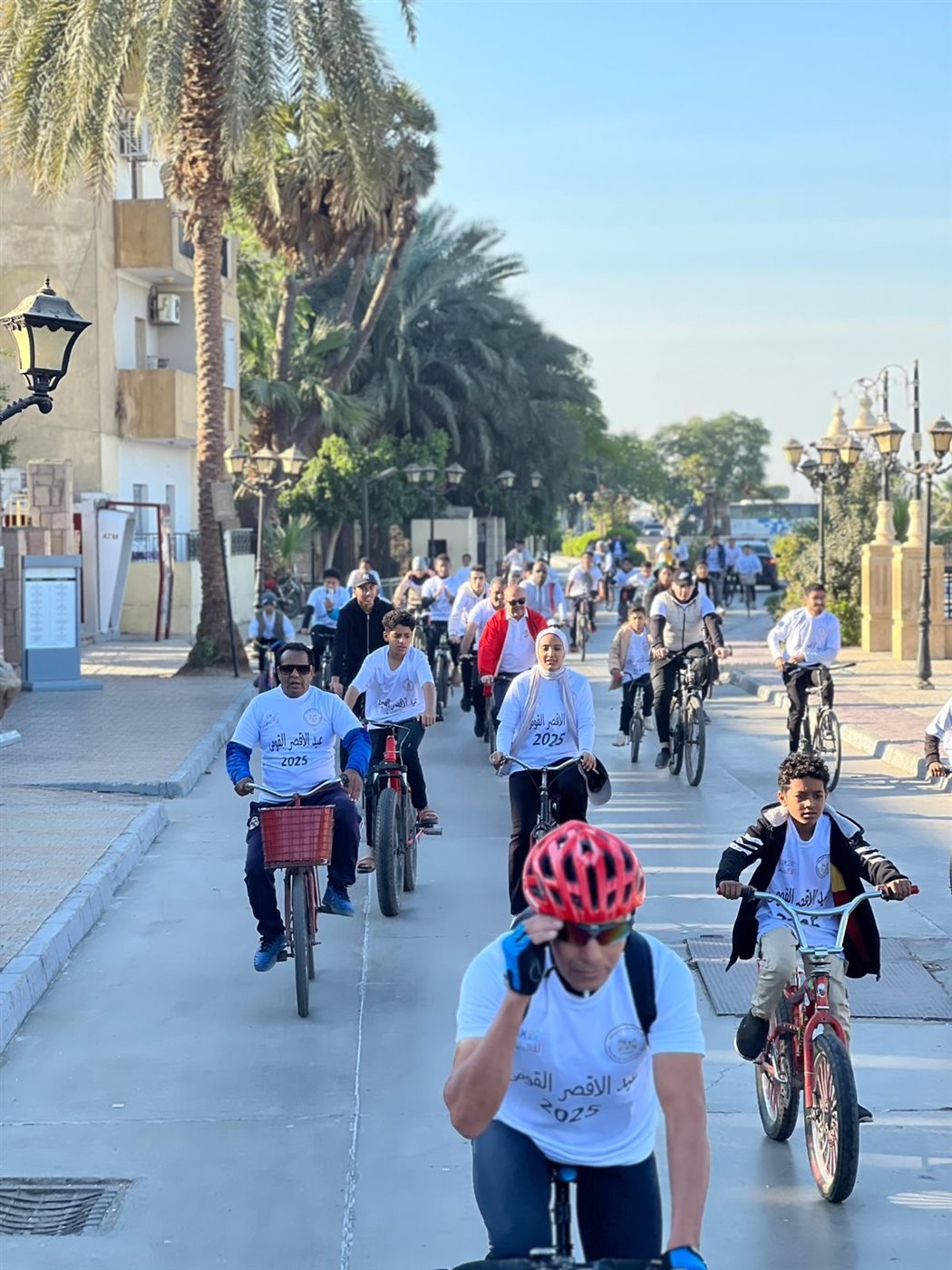 ماراثون للدراجات النارية إحتفالا بالعيد القومي للأقصر
