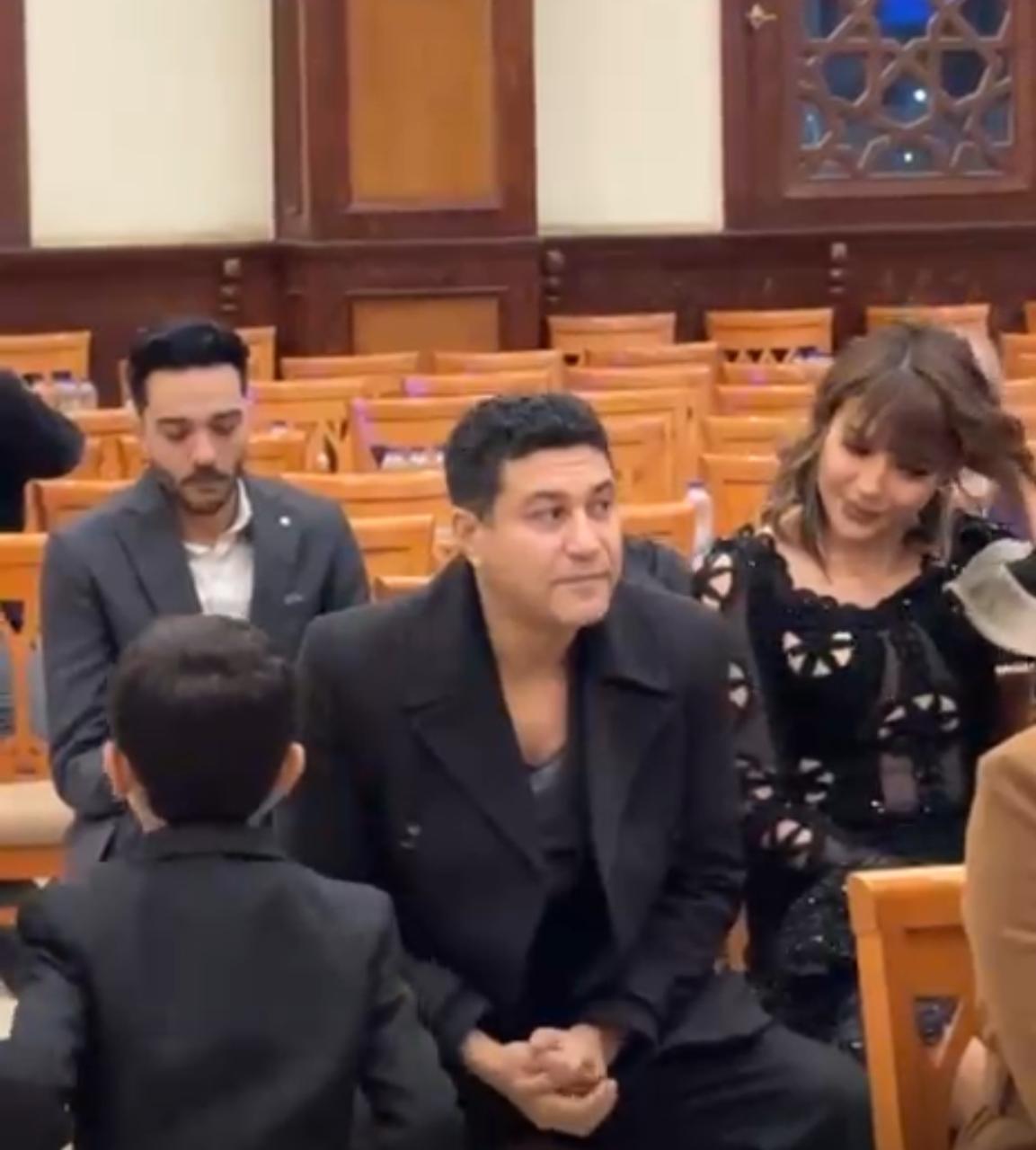 محمد عز من عقد قران الفنان تامر مجدي