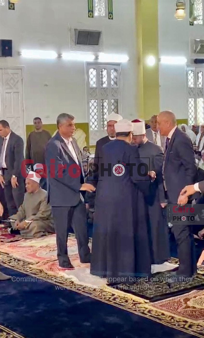 آل الطيب في إستقبال وزير الأوقاف ومحافظ الأقصر