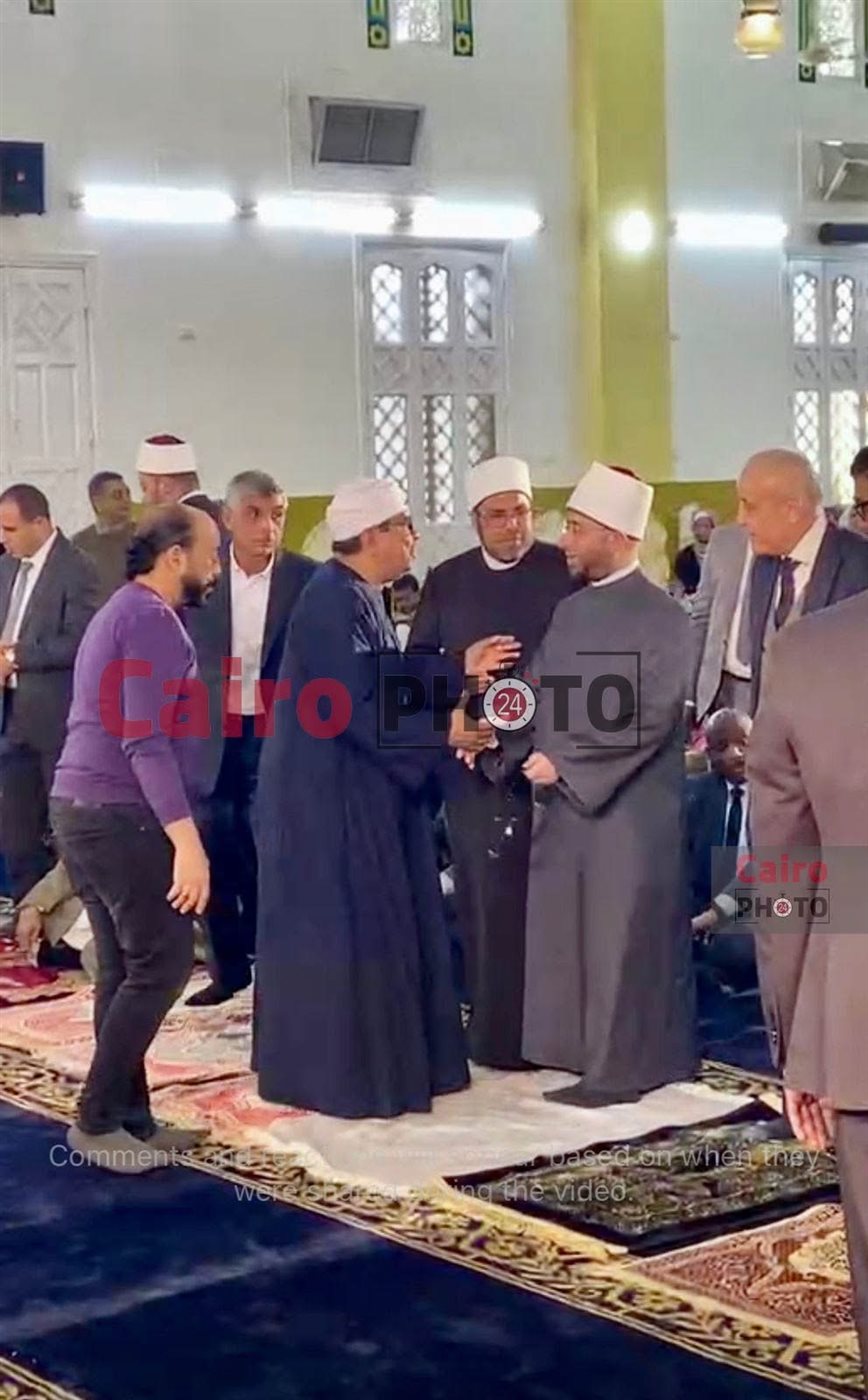 آل الطيب في إستقبال وزير الأوقاف ومحافظ الأقصر