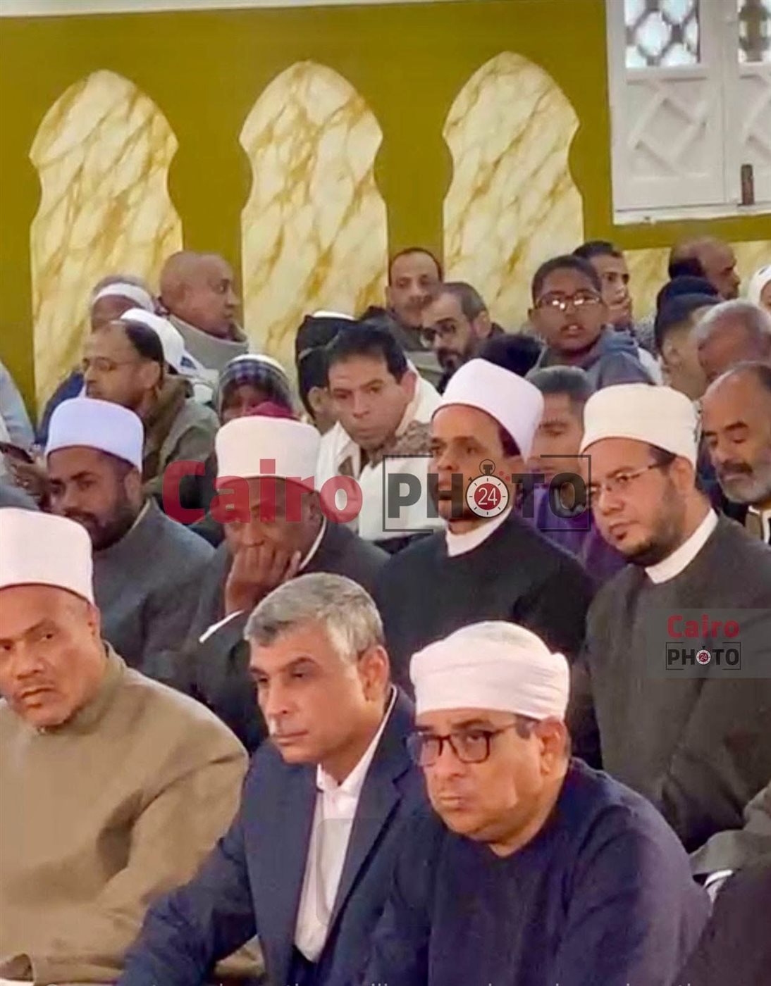 آل الطيب في إستقبال وزير الأوقاف ومحافظ الأقصر