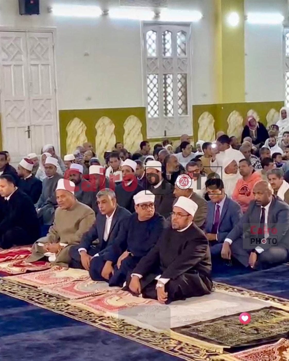 آل الطيب في إستقبال وزير الأوقاف ومحافظ الأقصر