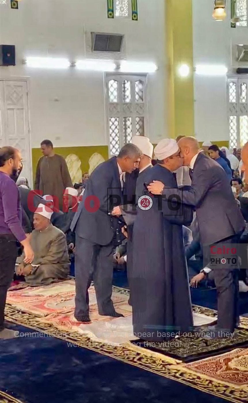 آل الطيب في إستقبال وزير الأوقاف ومحافظ الأقصر