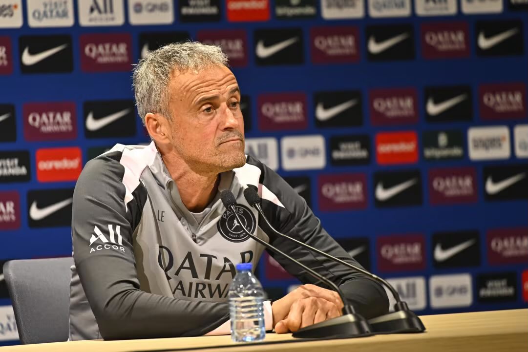 لويس إنريكي المدير الفني لفريق <strong>باريس سان جيرمان</strong>