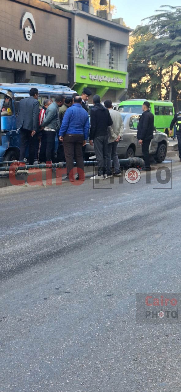 حادث تصادم أمام نادي الجمهورية شبين الكوم بالمنوفية&nbsp;