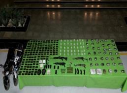 جانب من المضبوطات