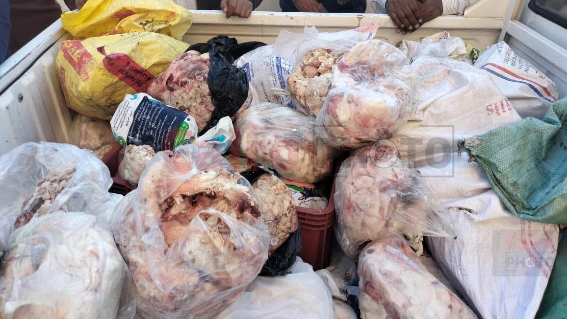 ضبط نصف طن &nbsp;لحوم فاسدة بالأقصر
