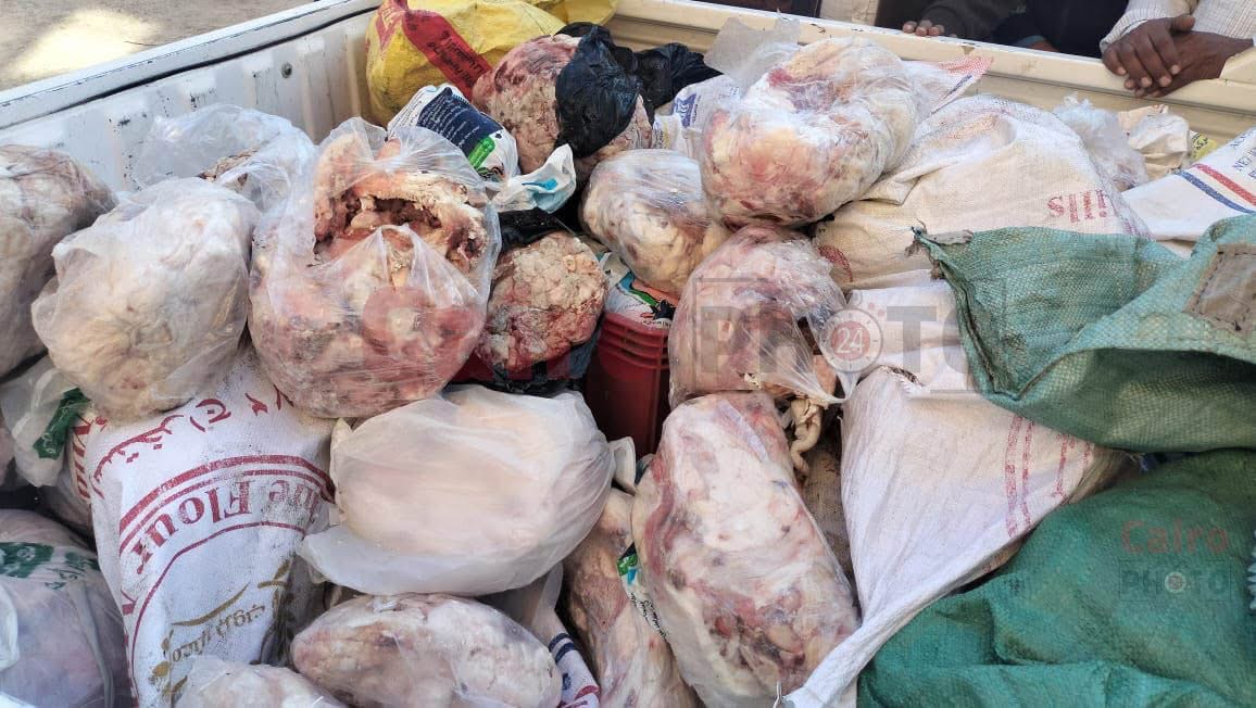 ضبط نصف طن &nbsp;لحوم فاسدة بالأقصر