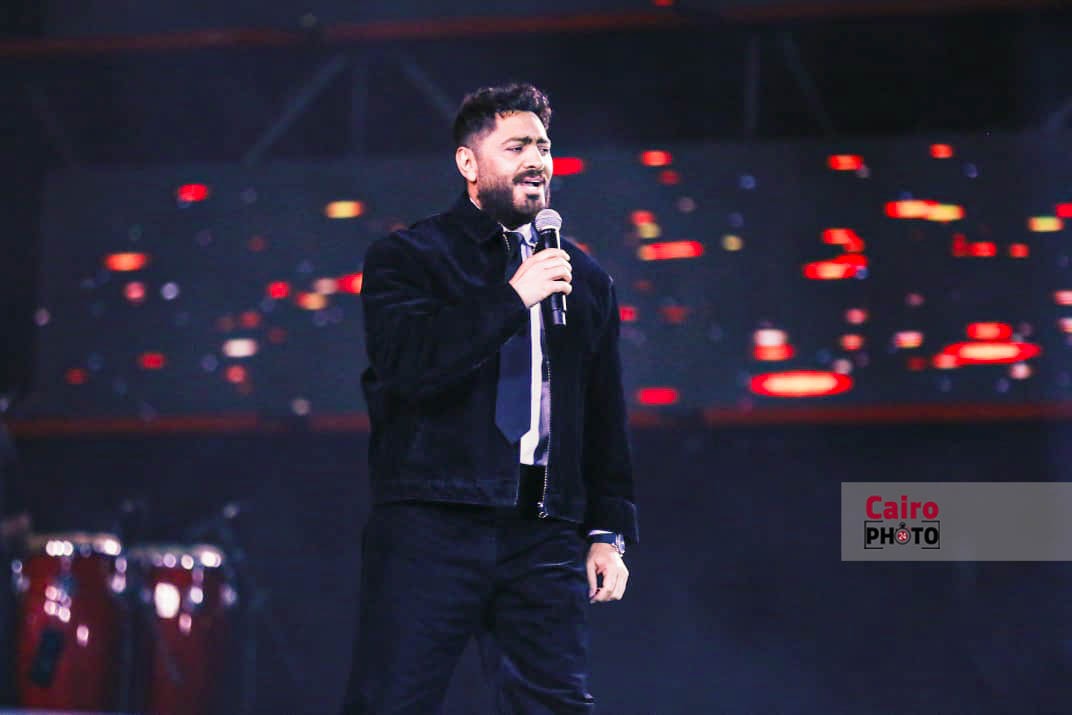 بعد إتمام شفاءه.. تامر حسني يشعل أجواء حفل راعي مصر بقصر عابدين