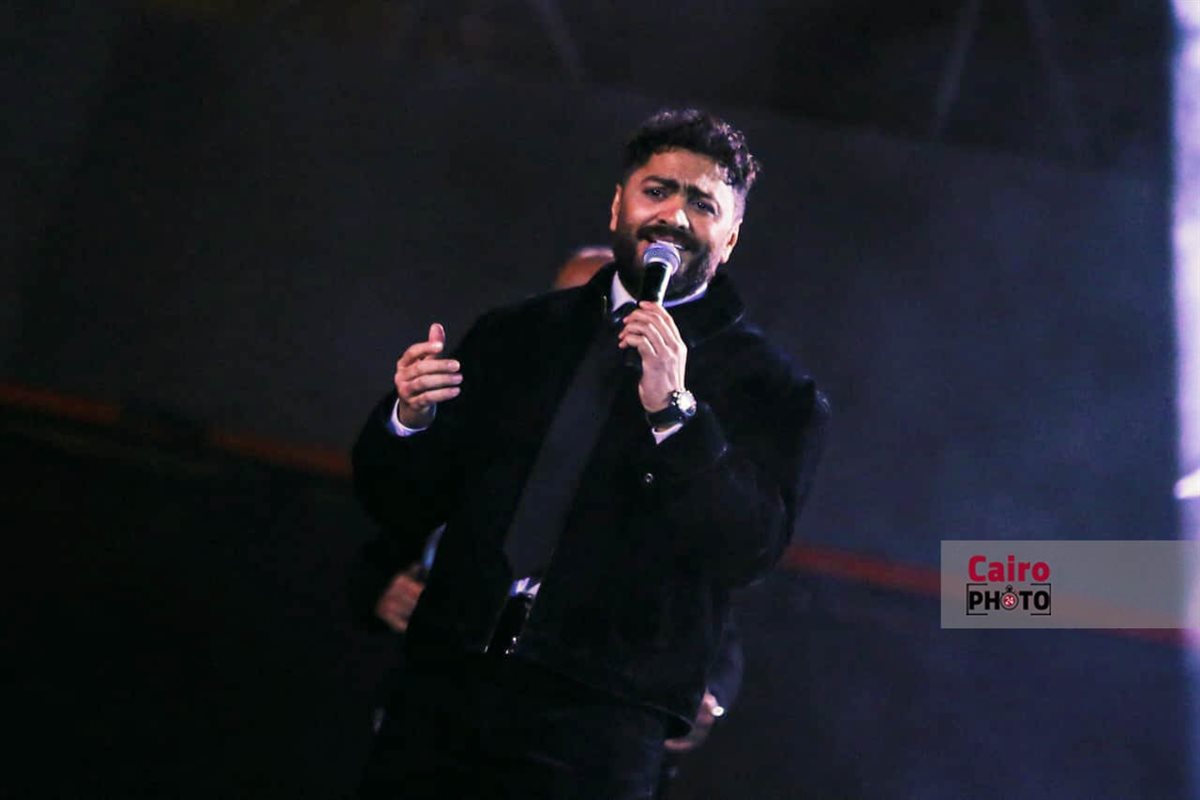 بعد إتمام شفاءه.. تامر حسني يشعل أجواء حفل راعي مصر بقصر عابدين