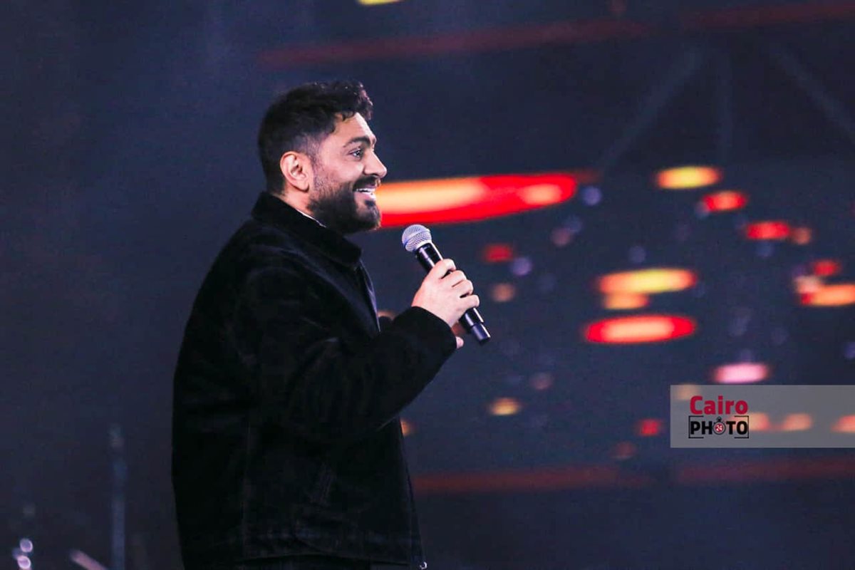 بعد إتمام شفاءه.. تامر حسني يشعل أجواء حفل راعي مصر بقصر عابدين