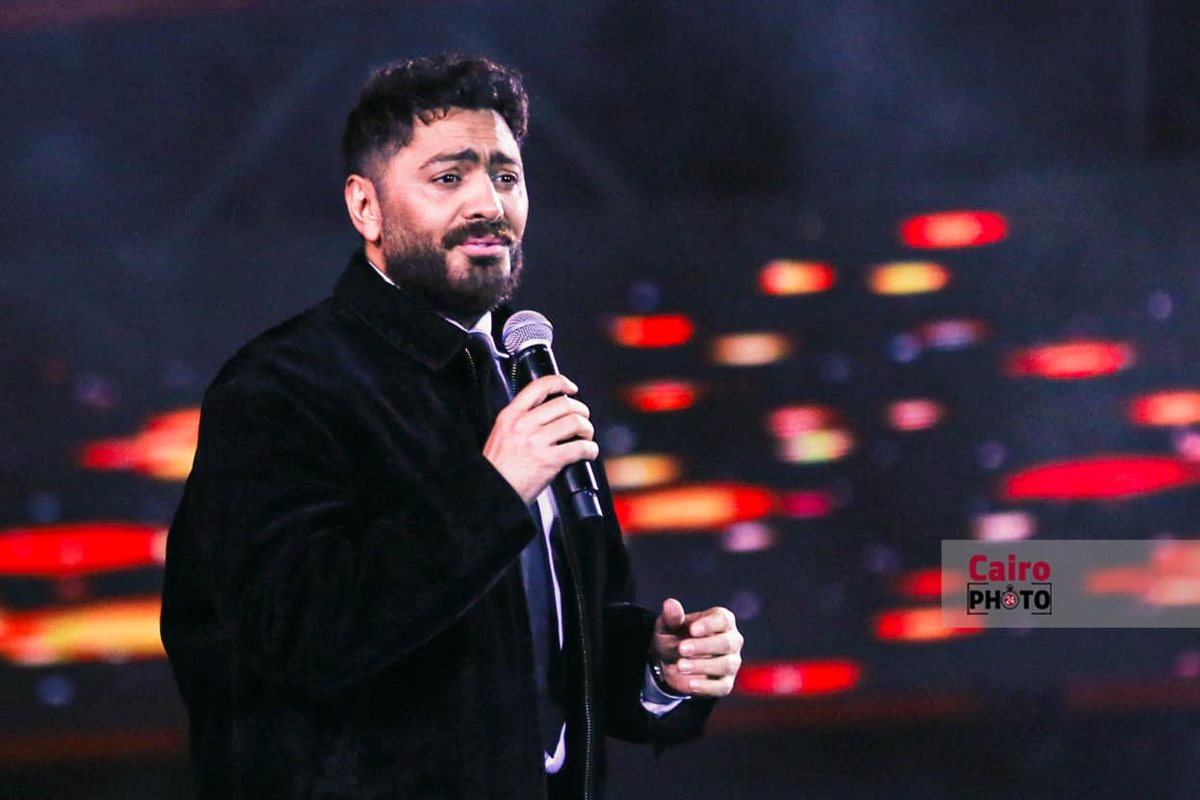 بعد إتمام شفاءه.. تامر حسني يشعل أجواء حفل راعي مصر بقصر عابدين