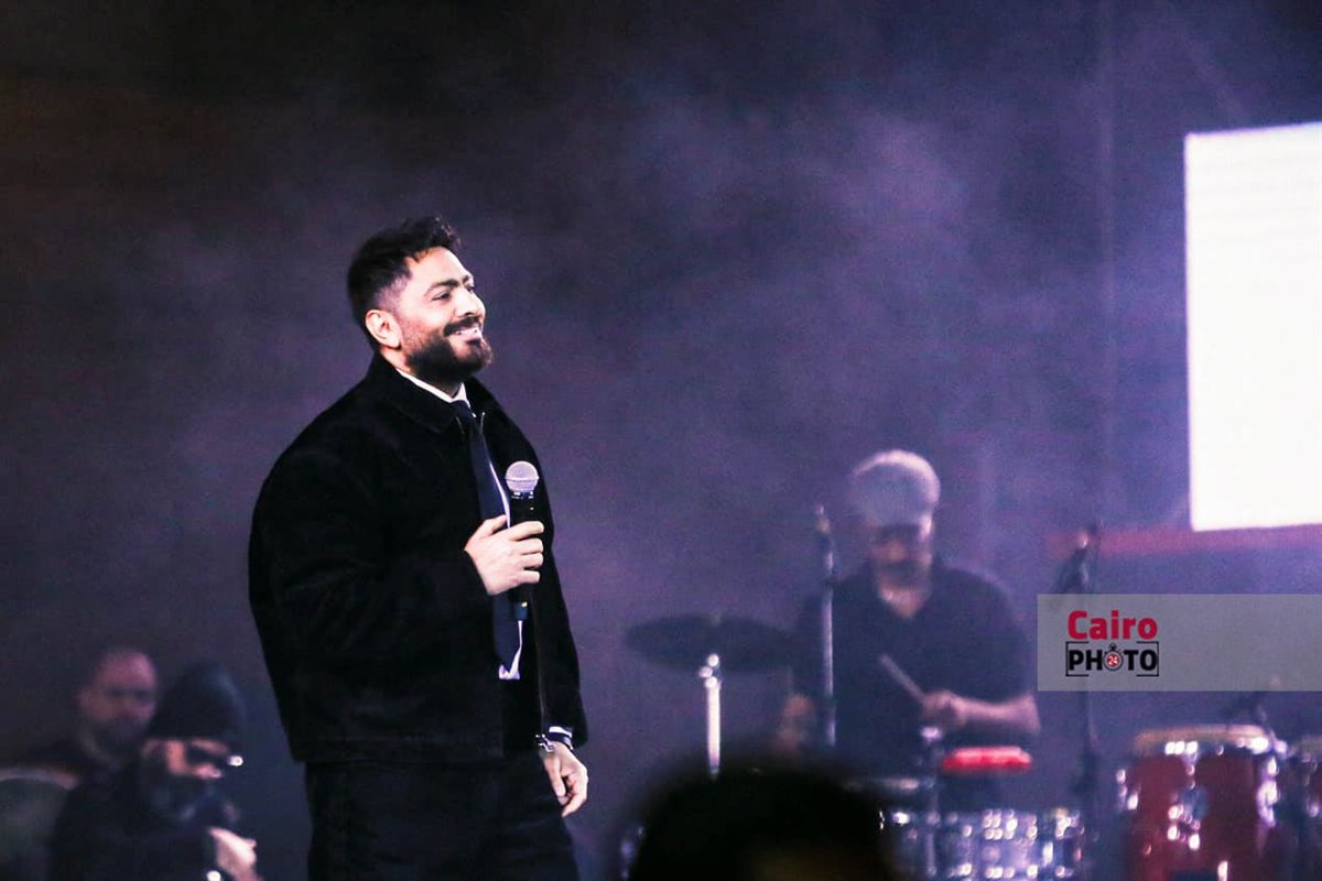 بعد إتمام شفاءه.. تامر حسني يشعل أجواء حفل راعي مصر بقصر عابدين