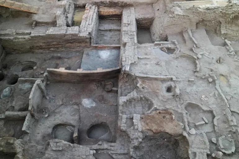 شكل المرصد الفلكي الذي تم الكشف عنه عن طريق بعثة مصرية تابعة للمجلس الاعلى للاثار