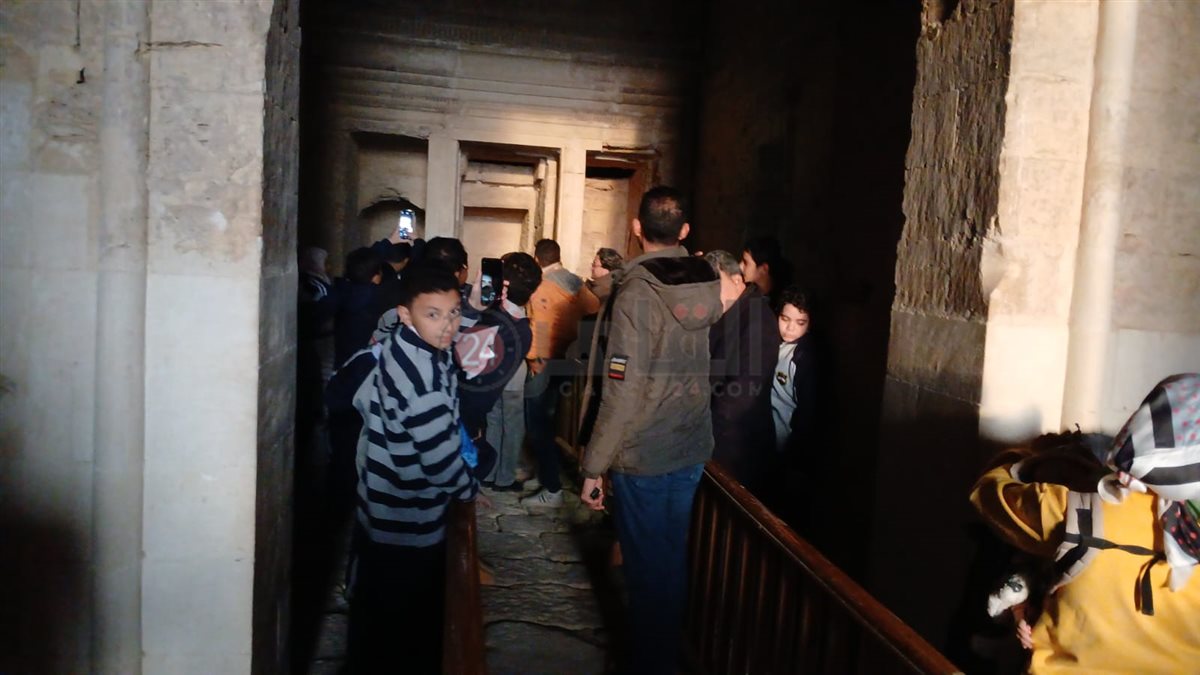 الغيوم تحجب تعامد الشمس على قدس الأقداس بقصر قارون بالفيوم للمرة الأولى منذ اكتشاف الظاهرة