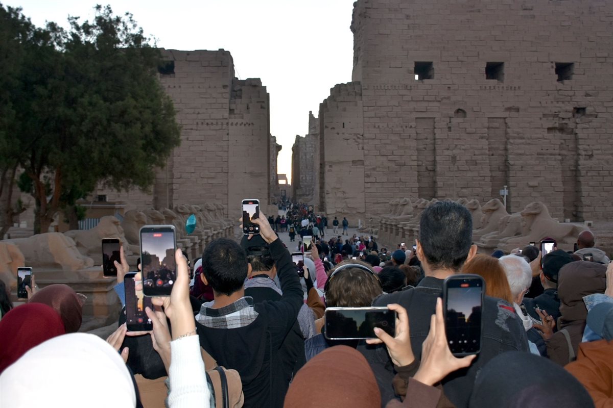 تعامد الشمس على قدس الأقداس بمعابد الكرنك