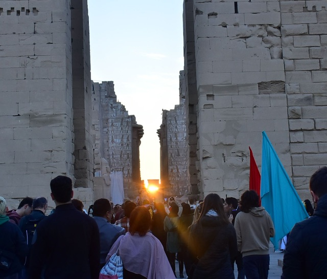 تعامد الشمس على قدس الأقداس بمعابد الكرنك