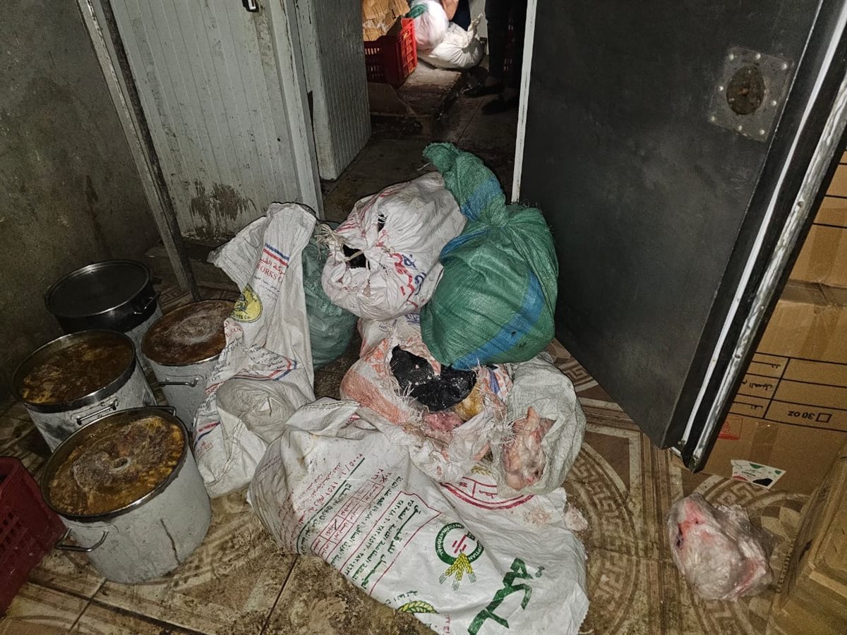 ضبط لحوم فاسدة