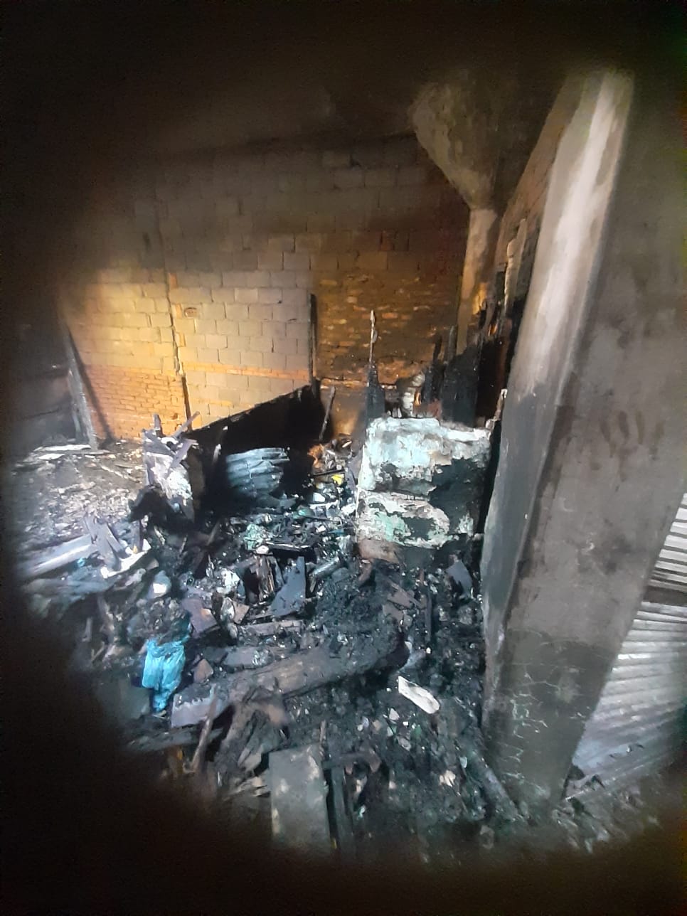 اثار حريق&nbsp;