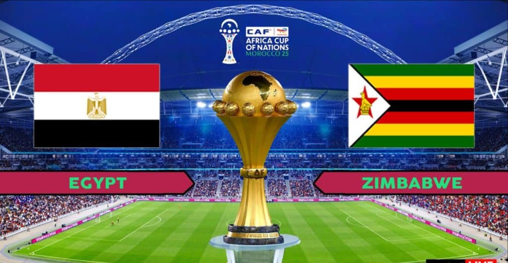 معلق مباراة مصر وزيمبابوي اليوم في كأس أمم أفريقيا 2025