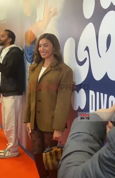 كريم محمود عبد العزيز ودينا الشربيني يحضران العرض الخاص لفيلم طلقني