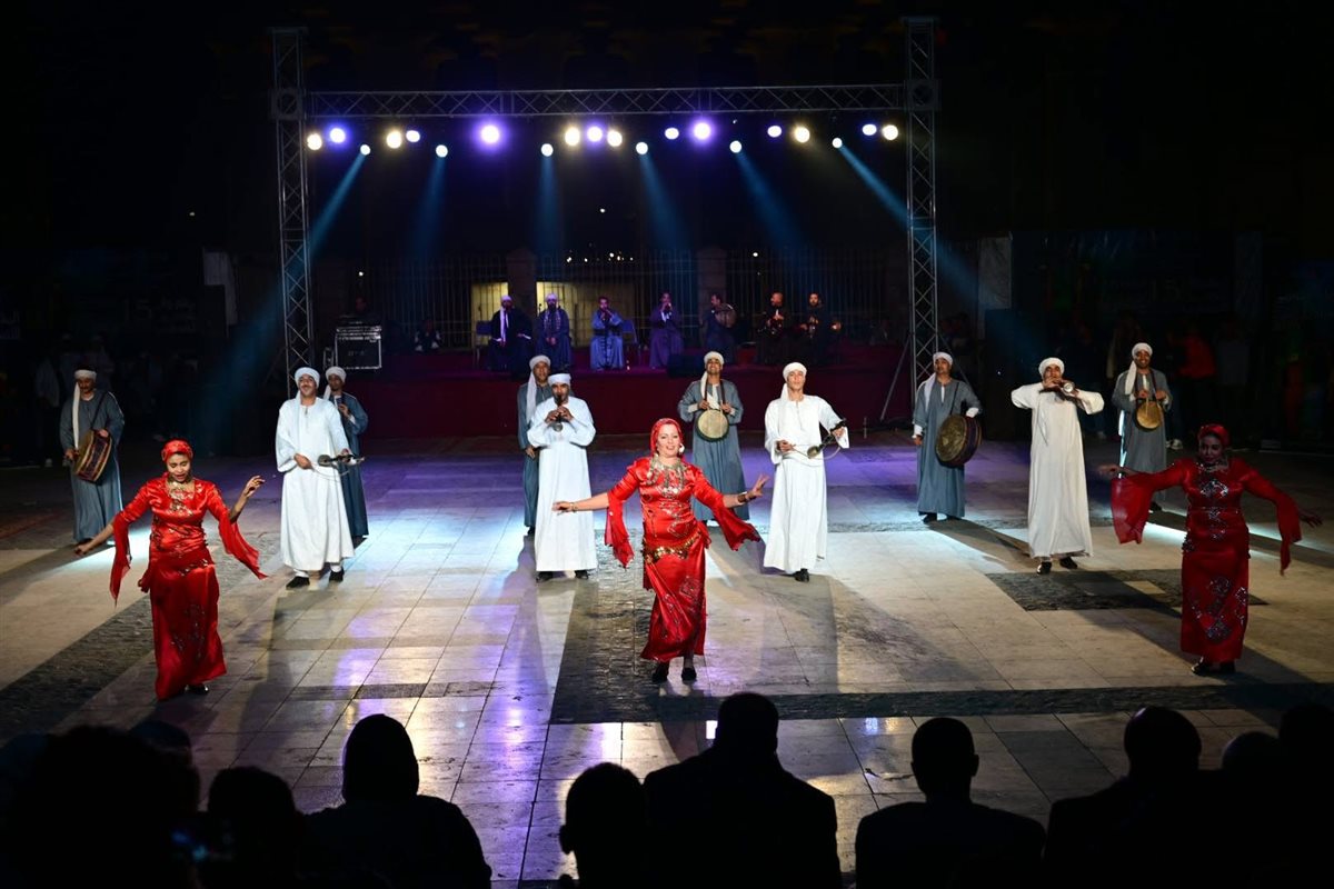 مهرجان التحطيب بساحة أبو الحجاج بالأقصر