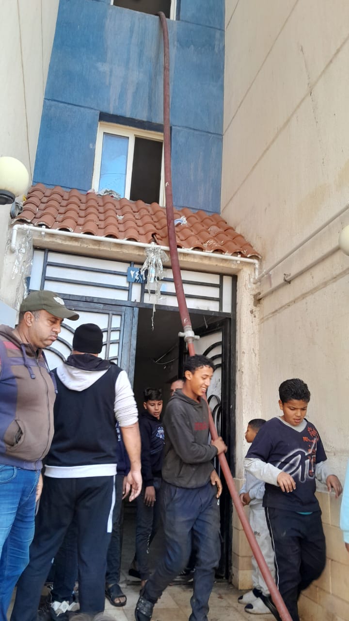 حريق ببورسعيد 