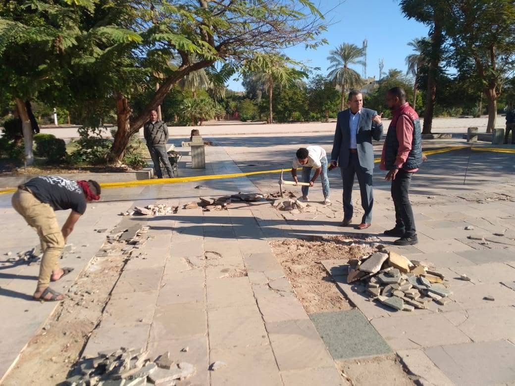 تطوير ساحة معابد الكرنك