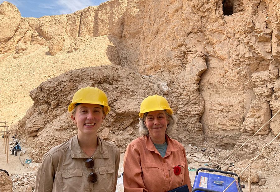 جانب من الكشف الأثري&nbsp;