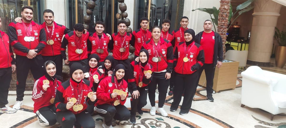 <strong>مصر تحصد 102 ميدالية في بطولة رفع الأثقال العربية بالدوحة</strong>