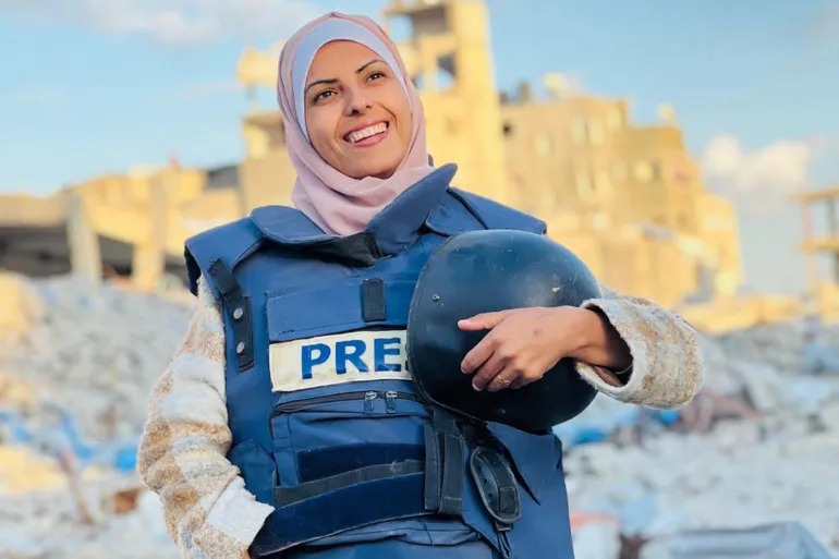 الصحفية الفلسطينية مريم أبو دقة