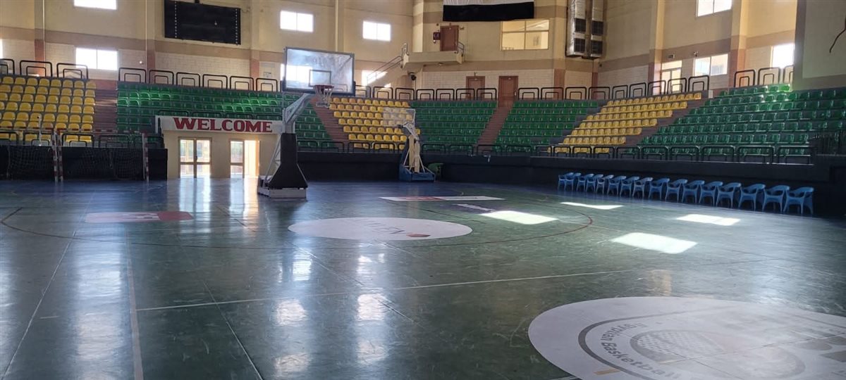 الصالة المغطاة بالغردقة قبل سوبر السلة 