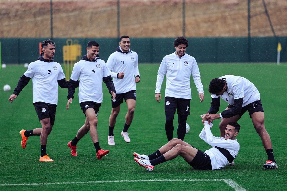 مران منتخب مصر اليوم استعدادا لمباراة أنجولا في أمم إفريقيا