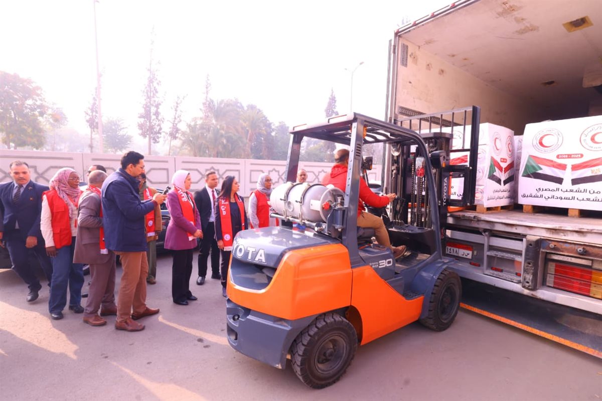 وزيرة التضامن تشهد إطلاق القافلة