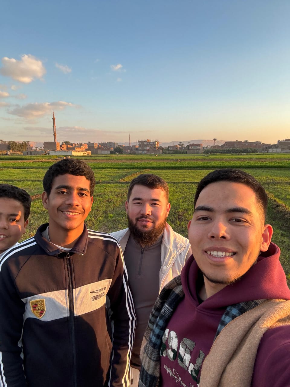 الشيخ جابر عبد العليم مصطفى مع الطلاب