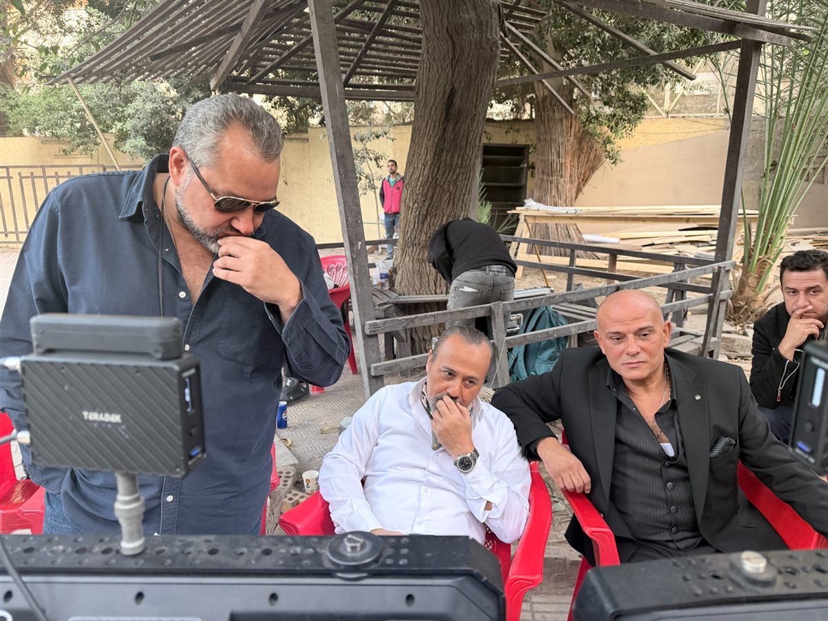 الفنان شادي مقار في كواليس مسلسل أولاد الراعي