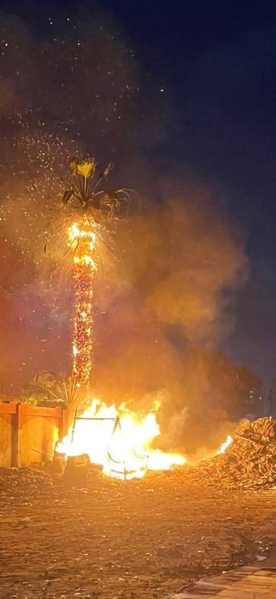 حريق مخلفات ببورسعيد 