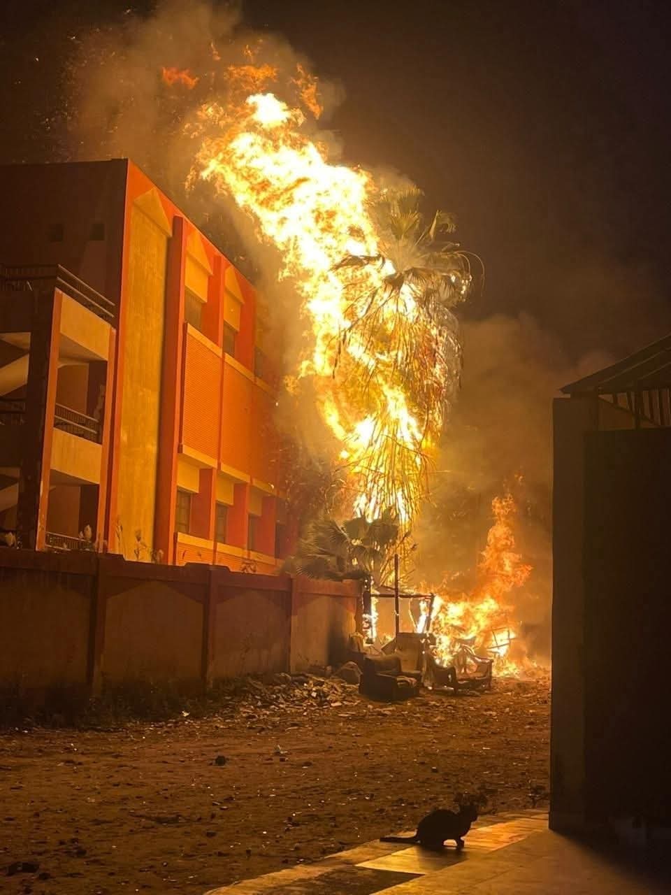 حريق مخلفات ببورسعيد 