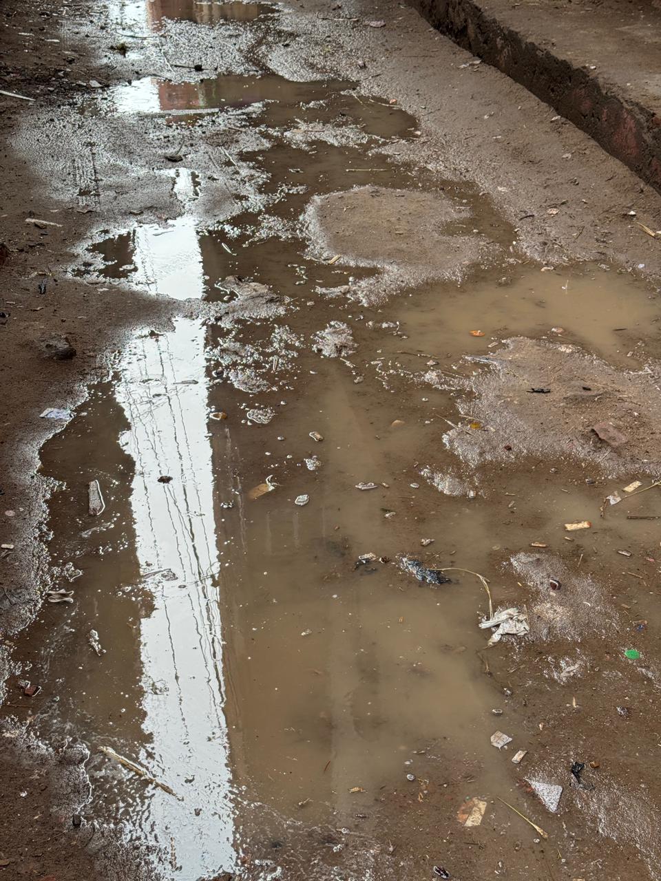 سقوط أمطار علي مدن كفر الشيخ