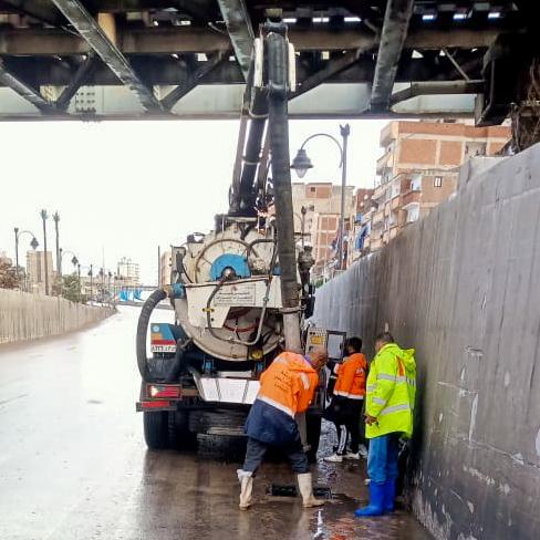 الأمطار في الإسكندرية