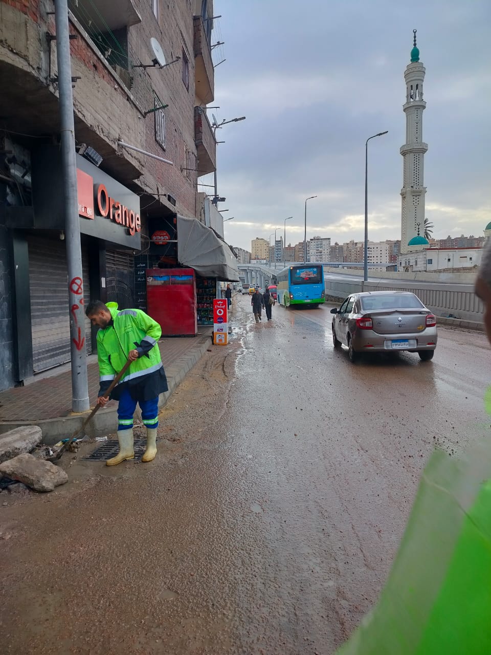 الأمطار في الإسكندرية