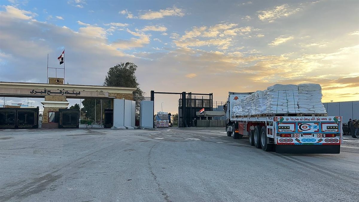 جانب من قافلة زاد العزة