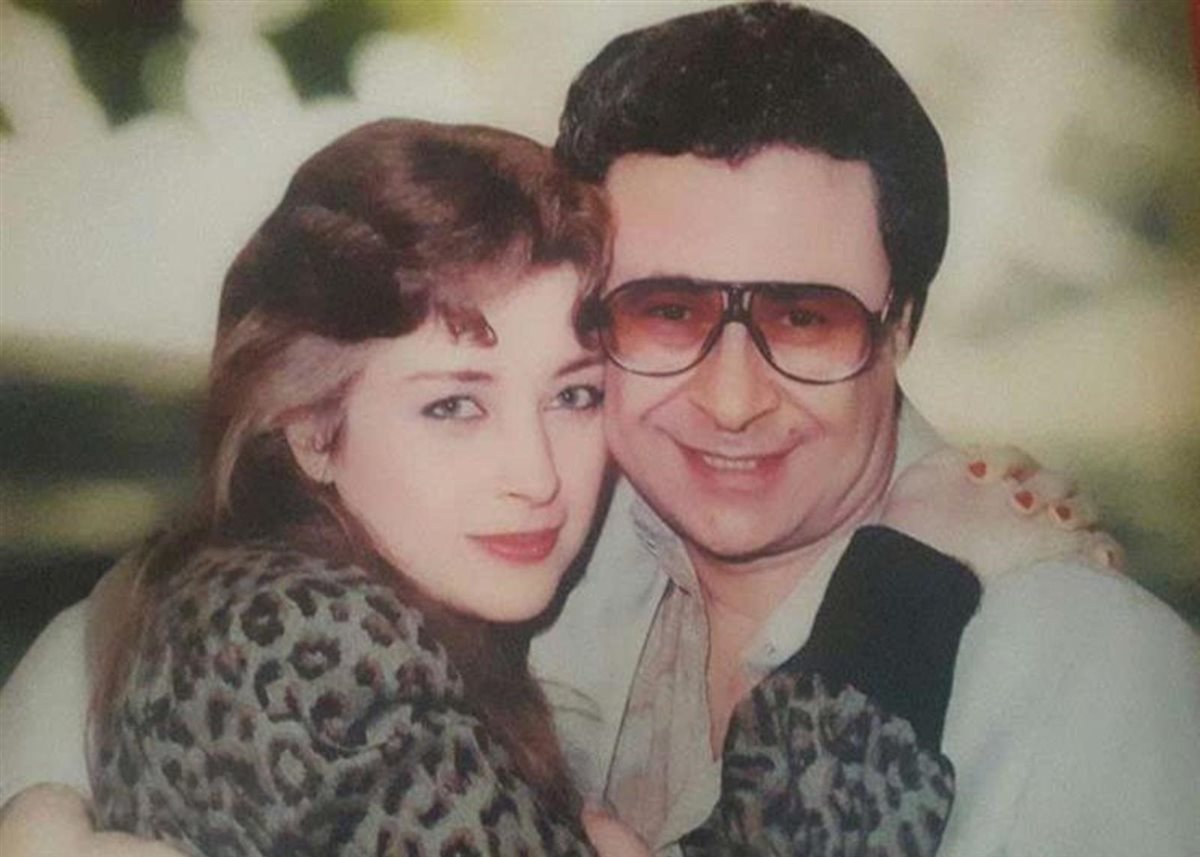 فايزة كمال وزوجها مراد منير