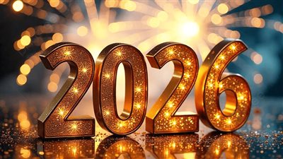 تهنئة بالعام الجديد 2026 صور