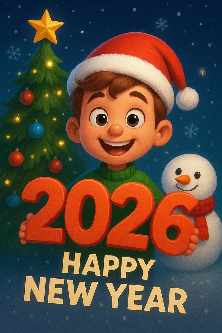 صور تهنئة بالعام الجديد 2026