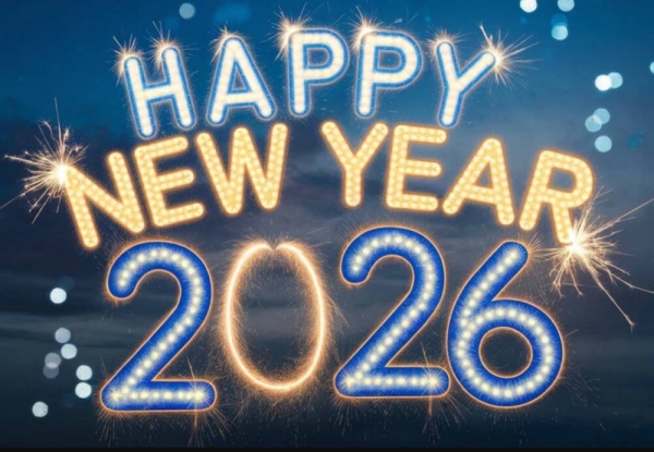 أروع بطاقات تهنئة العام الجديد 2026